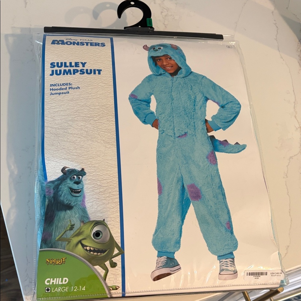 Spirit Sulley Plush Jumpsuit Costume